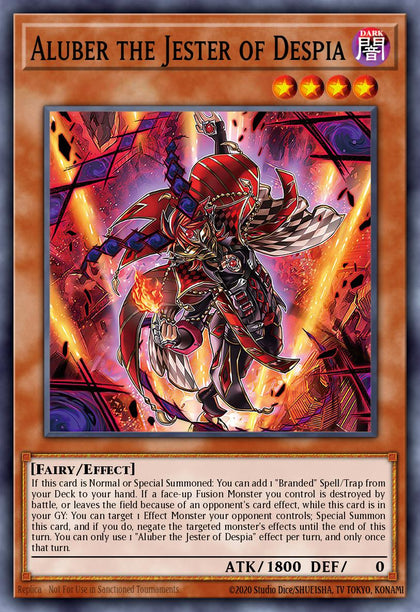 Aluber the Jester of Despia - CH01-EN003 - Ultra Rare - NM