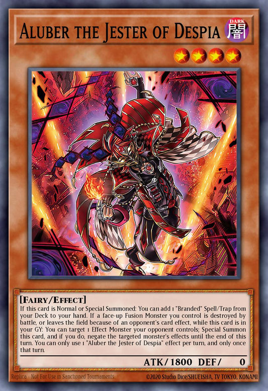 Aluber the Jester of Despia - CH01-EN003 - Ultra Rare - NM