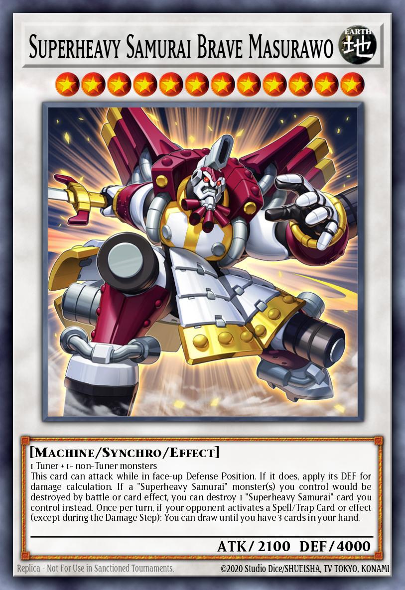 Superheavy Samurai Brave Masurawo - CYAC-EN039 - Ultra Rare - NM