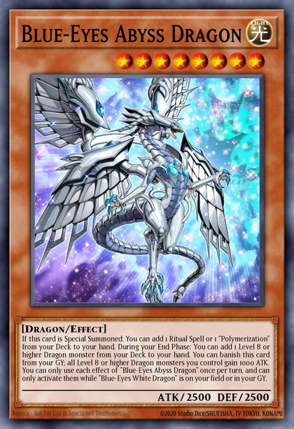 Blue-Eyes Abyss Dragon - RA01-EN016 - Quarter Century Secret Rare - NM