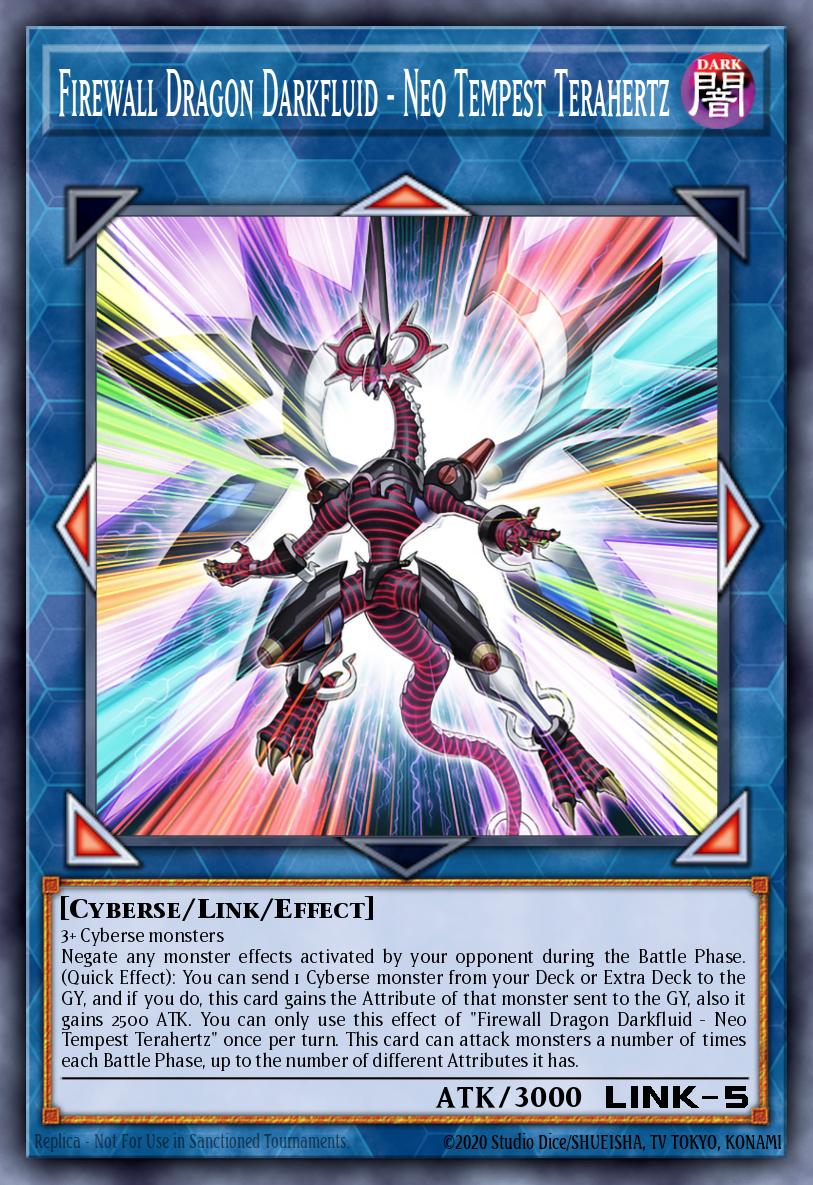 Firewall Dragon Darkfluid - Neo Tempest Terahertz - MP24-EN130 - Secret Rare - NM