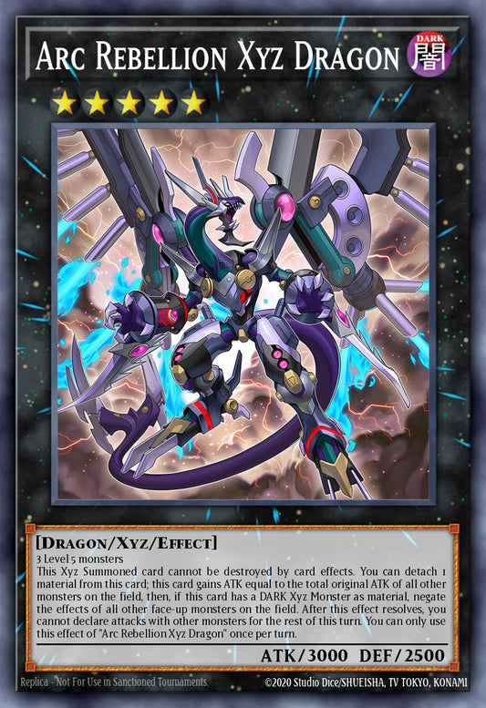 Arc Rebellion Xyz Dragon - PHRA-EN041 - Secret Rare - NM