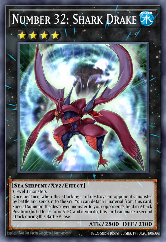 Number 32: Shark Drake - GAOV-EN042 - Ultimate Rare - NM