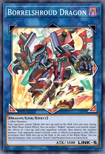 Borrelshroud Dragon - BPRO-EN047 - Starlight Rare - NM
