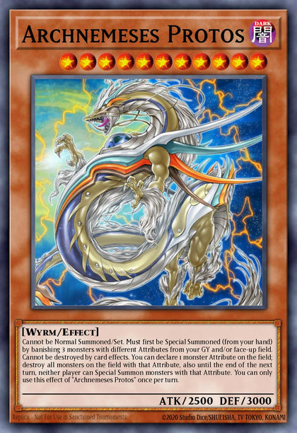 Archnemeses Protos - RA03-EN023 - Quarter Century Secret Rare - NM