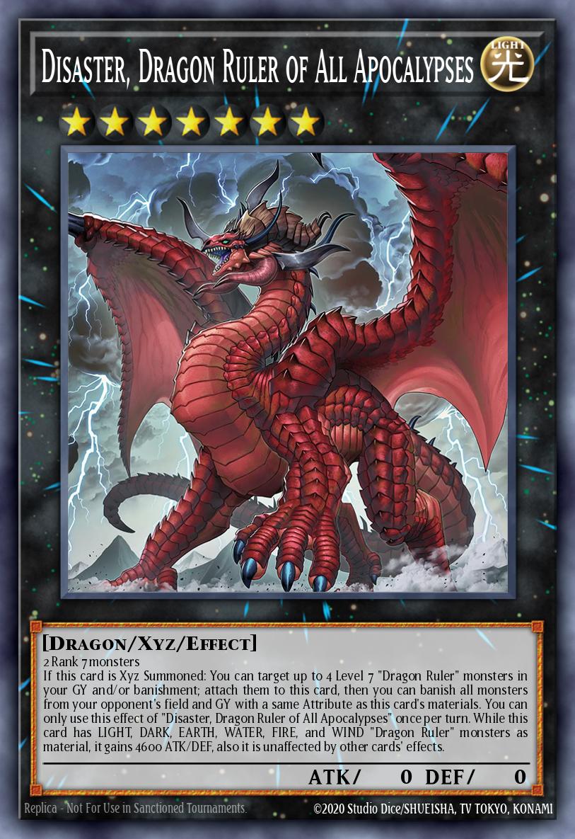 Disaster, Dragon Ruler of All Apocalypses - ALIN-EN049 - Ultra Rare - NM