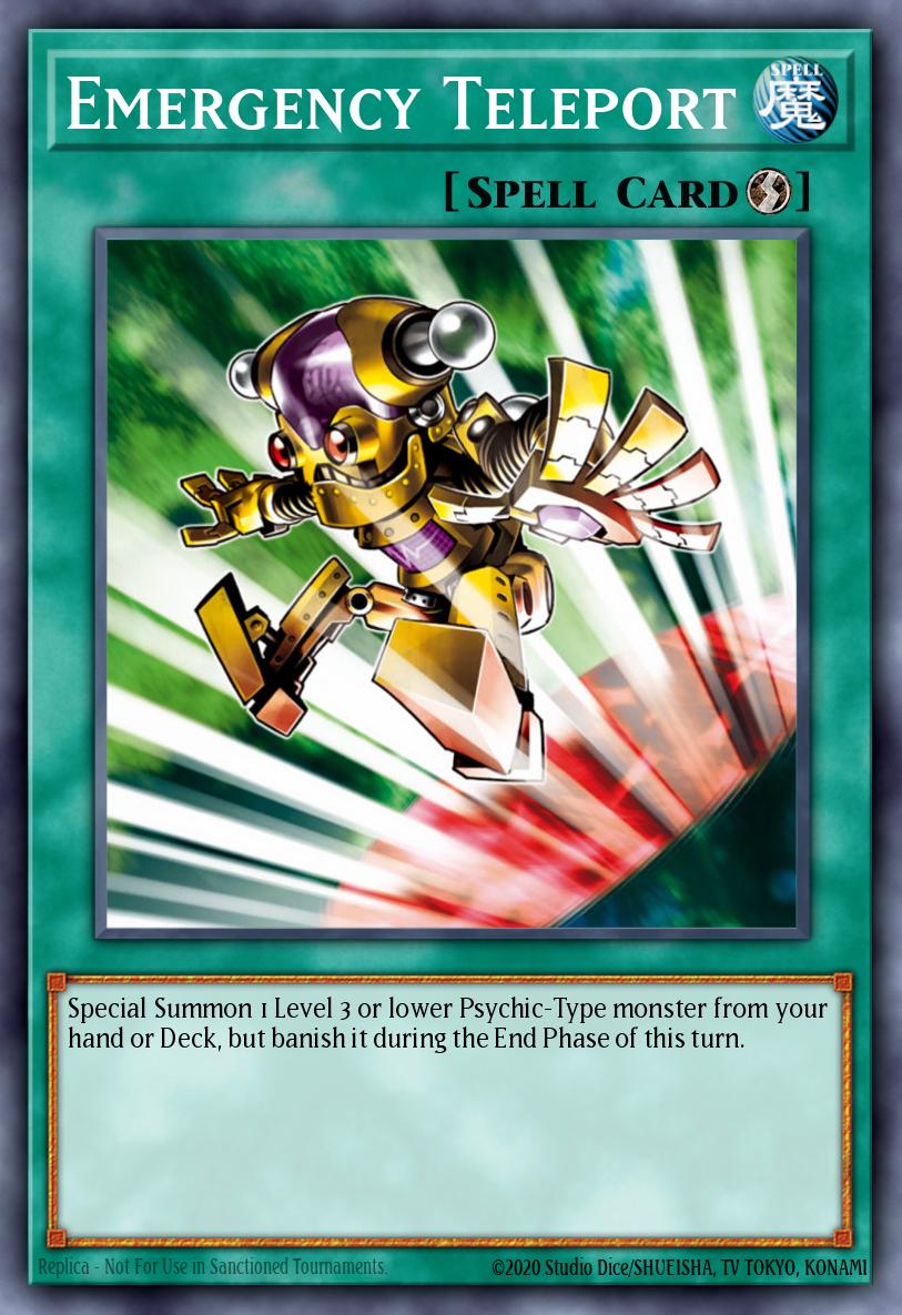 Emergency Teleport - RA02-EN053 - Quarter Century Secret Rare - NM