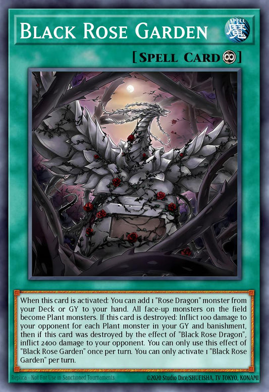 Black Rose Garden - DOOD-EN055 - Starlight Rare - NM