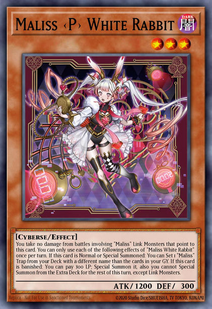 Maliss P White Rabbit - CRBR-EN015 - Ultra Rare - NM