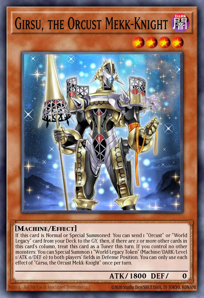 Girsu, the Orcust Mekk-Knight - ETCO-EN024 - Secret Rare - NM
