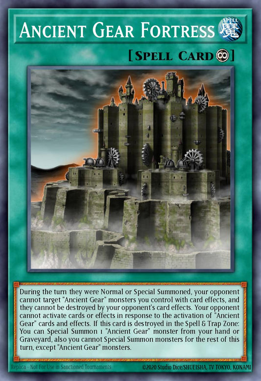 Ancient Gear Fortress - RA03-EN062 - Quarter Century Secret Rare - NM