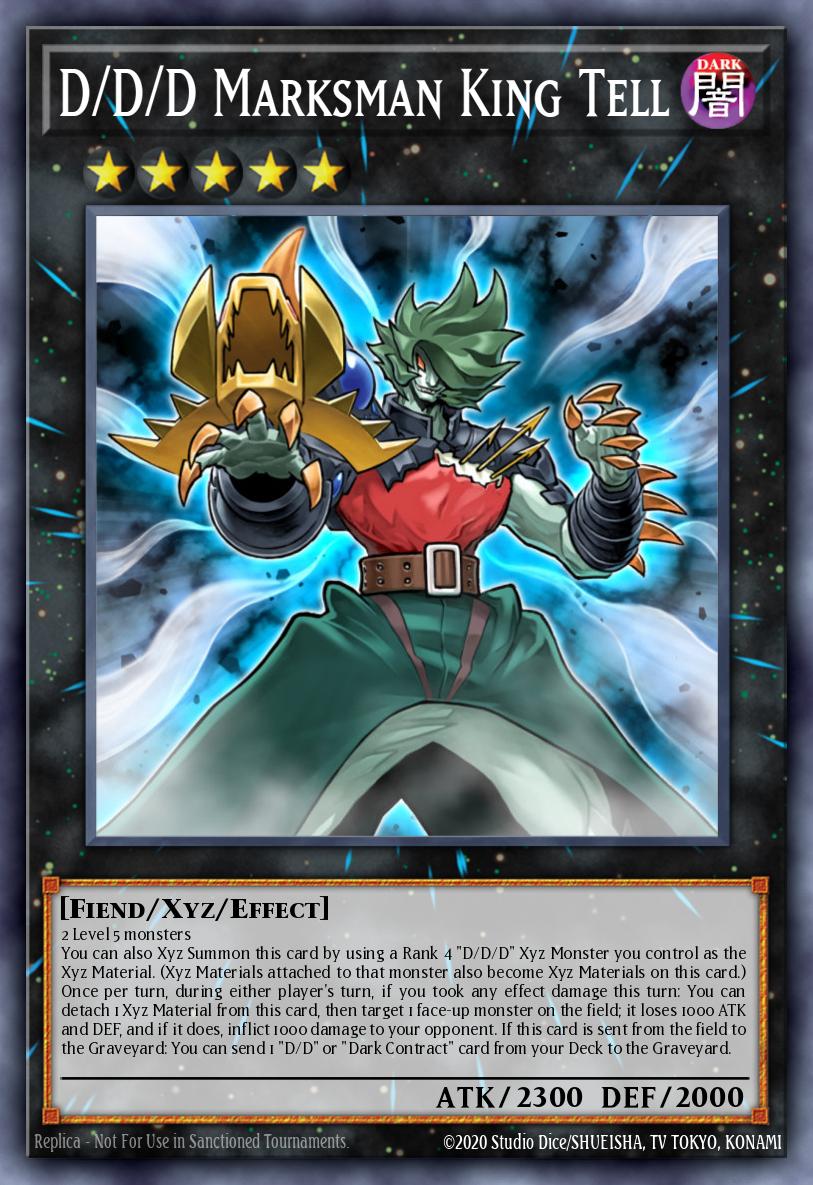D/D/D Marksman King Tell - RA05-EN047 - Starlight Rare - NM