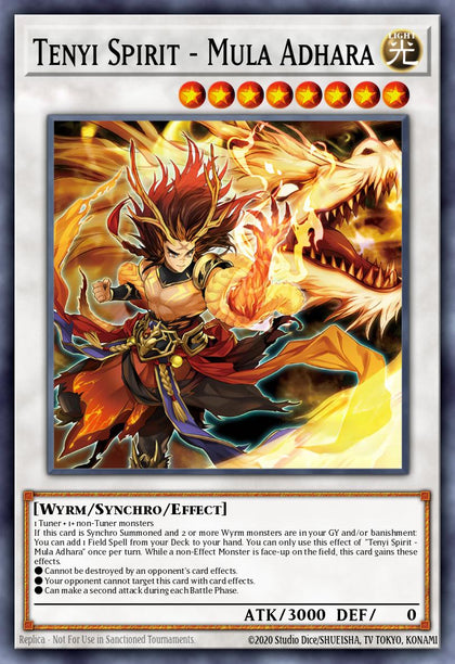Tenyi Spirit - Mula Adhara - SUDA-EN042 - Quarter Century Secret Rare - NM