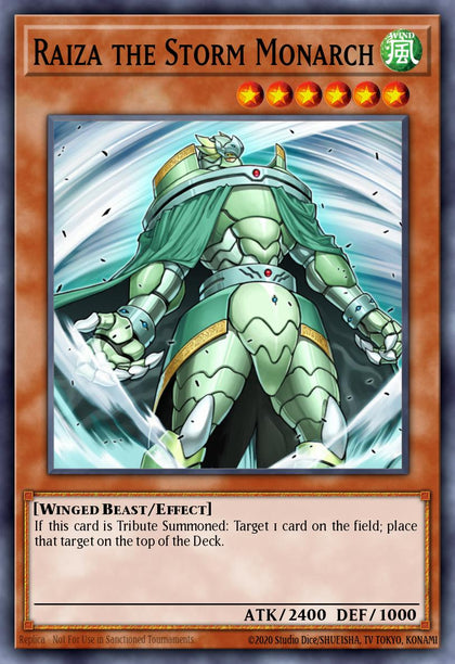 Raiza the Storm Monarch - RA03-EN180 - Quarter Century Secret Rare - NM