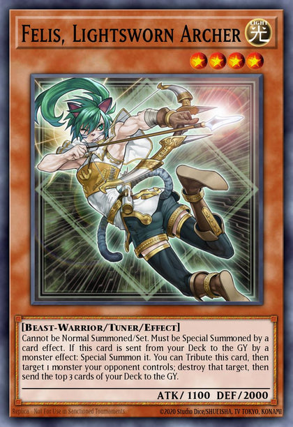 Felis, Lightsworn Archer - BLC1-EN061 - Common - NM