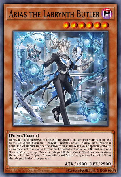 Arias the Labrynth Butler - RA05-EN028 - Ultra Rare - NM