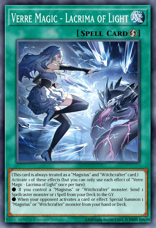 Verre Magic - Lacrima of Light - BLMM-EN046 - Secret Rare - NM