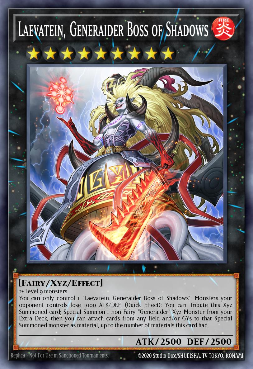 Laevatein, Generaider Boss of Shadows - RA05-EN051 - Collectors Rare - NM