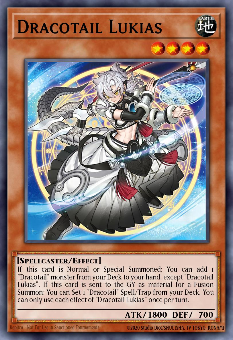 Dracotail Lukias - JUSH-EN001 - Ultra Rare - NM
