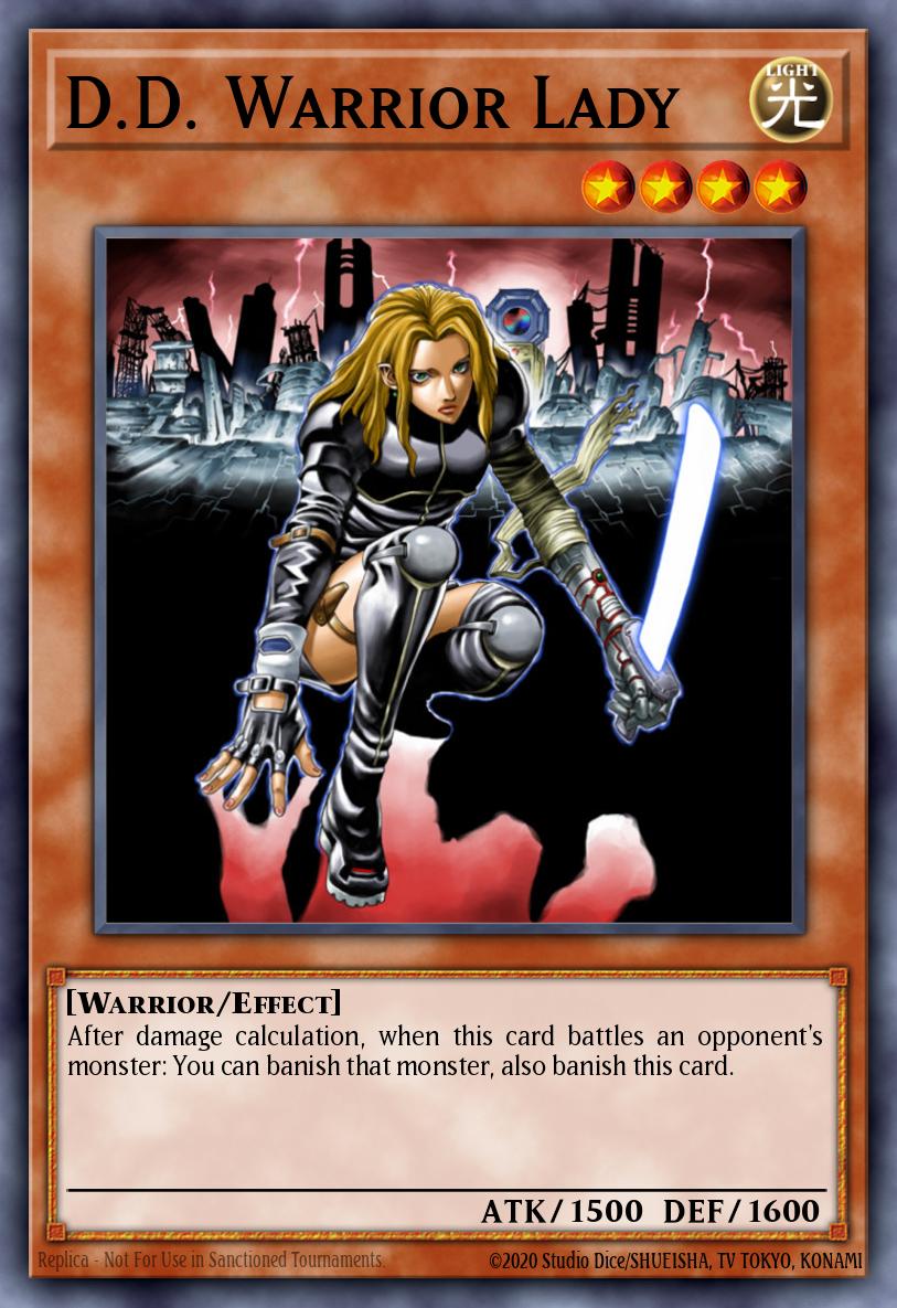 D.D. Warrior Lady - DCR-EN027 - Super Rare - NM