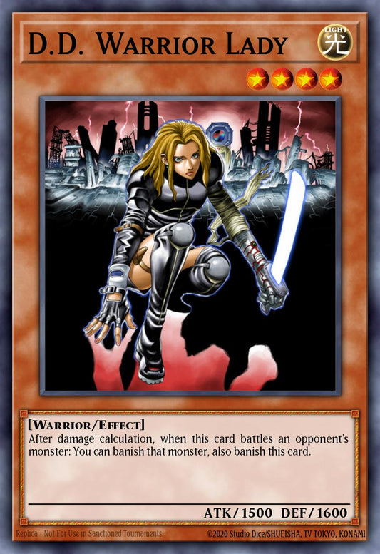 D.D. Warrior Lady - SGX1-EN004 - Secret Rare - NM
