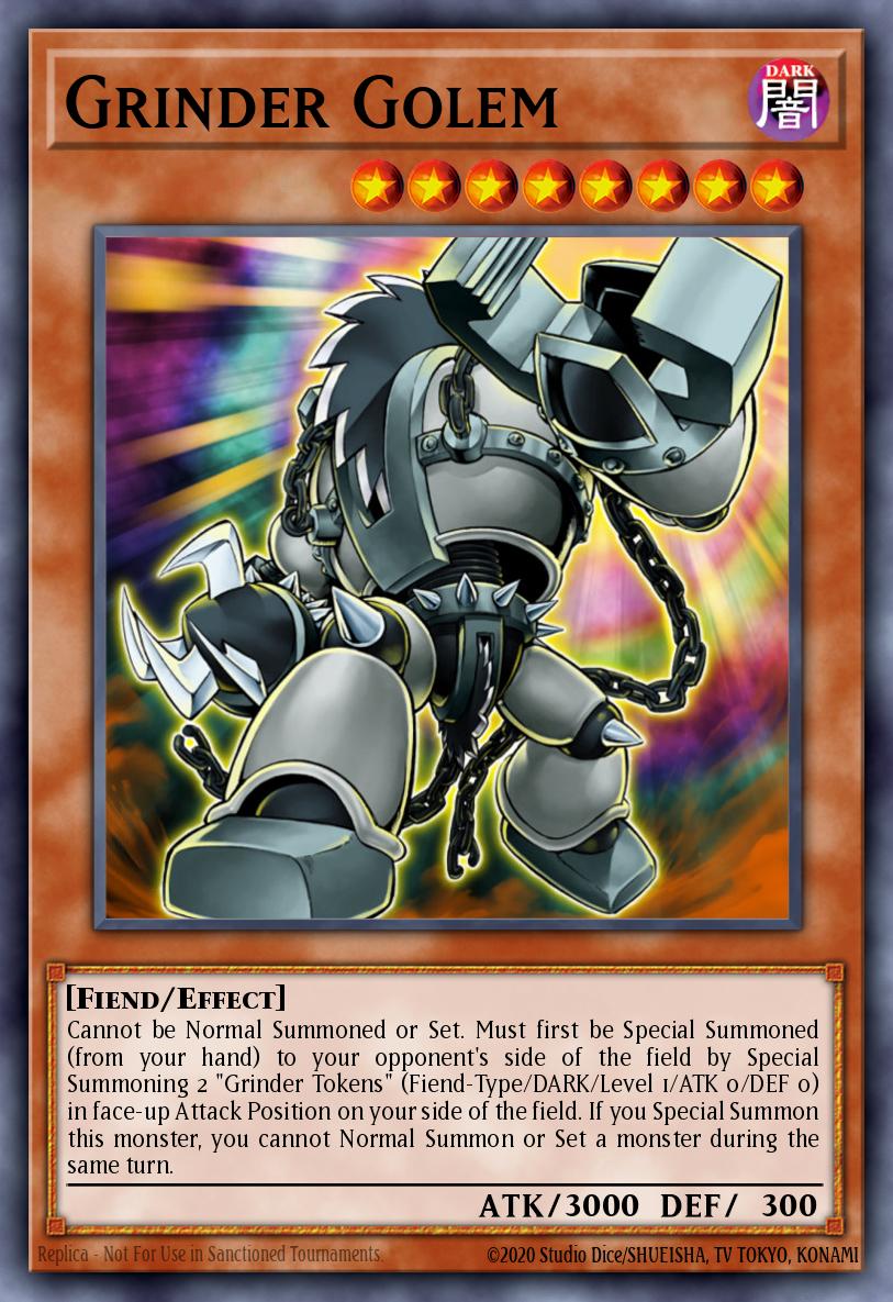 Grinder Golem - DP07-EN009 - Super Rare - NM