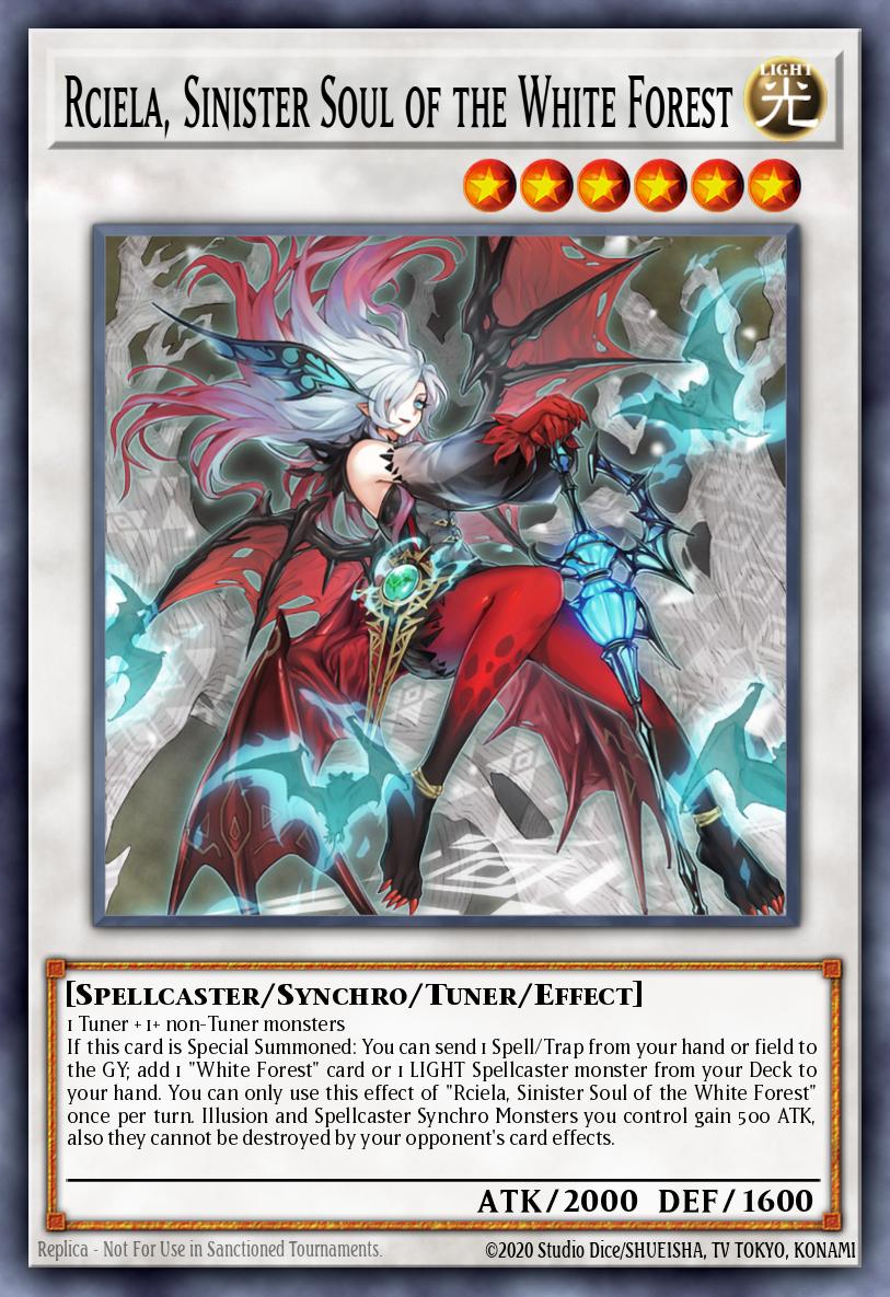 Rciela, Sinister Soul of the White Forest - INFO-EN039 - Quarter Century Secret Rare - NM