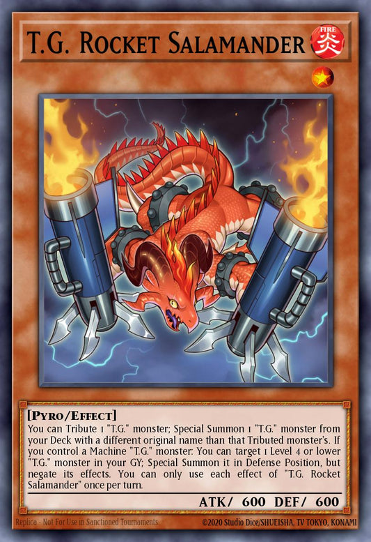 T.G. Rocket Salamander - AGOV-EN003 - Quarter Century Secret Rare - NM