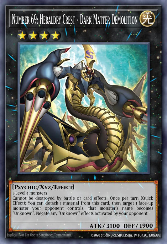 Number 69: Heraldry Crest - Dark Matter Demolition - ALIN-EN046 - Ultra Rare - NM