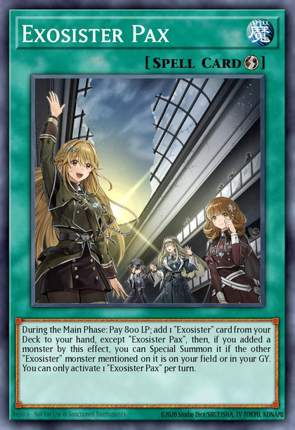 Exosister Pax - RA02-EN066 - Collectors Rare - NM