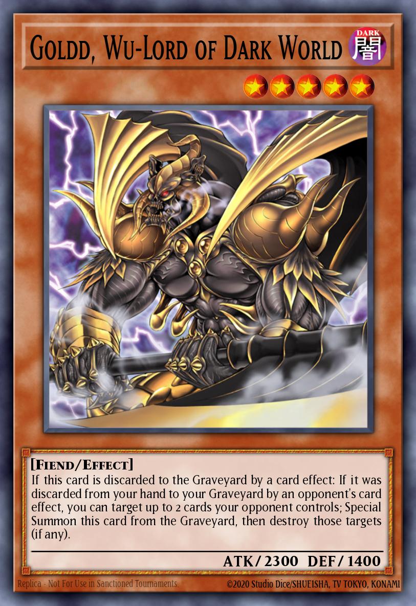 Goldd, Wu-Lord of Dark World - EEN-EN024 - Super Rare - MT