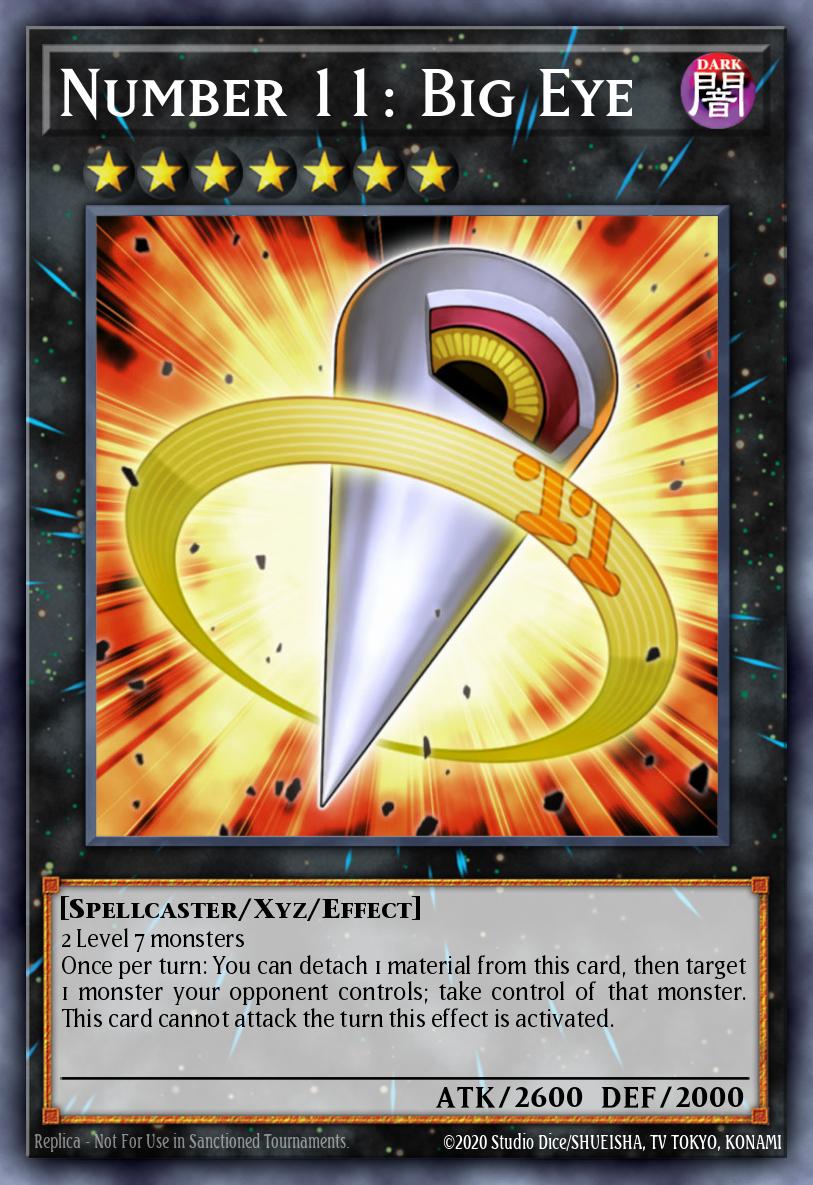 Number 11: Big Eye - RA04-EN062 - Quarter Century Secret Rare - NM