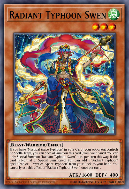 Radiant Typhoon Swen - DOOD-EN014 - Ultra Rare - NM