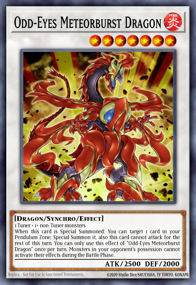 Odd-Eyes Meteorburst Dragon - SDMP-EN041 - Ultra Rare - NM