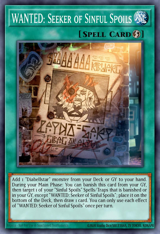 WANTED: Seeker of Sinful Spoils - RA03-EN074 - Ultra Rare - NM