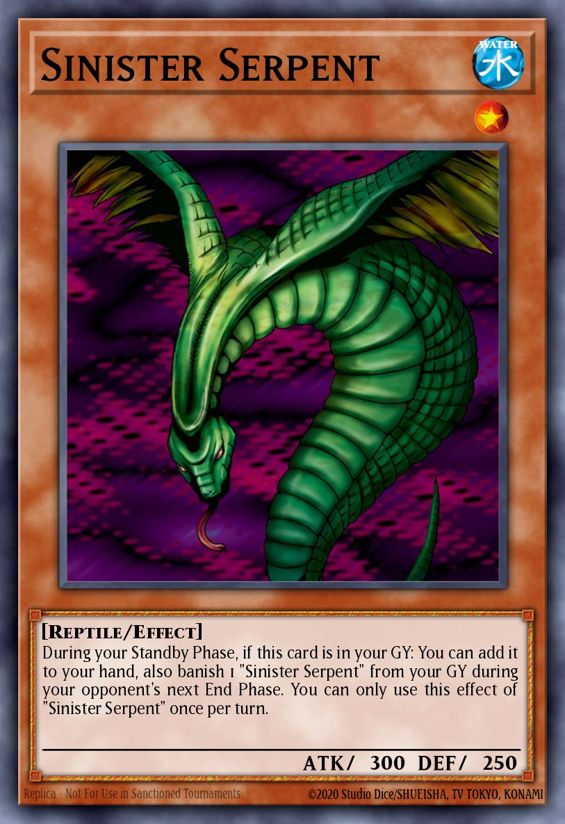 Sinister Serpent - LCYW-EN154 - Secret Rare - NM