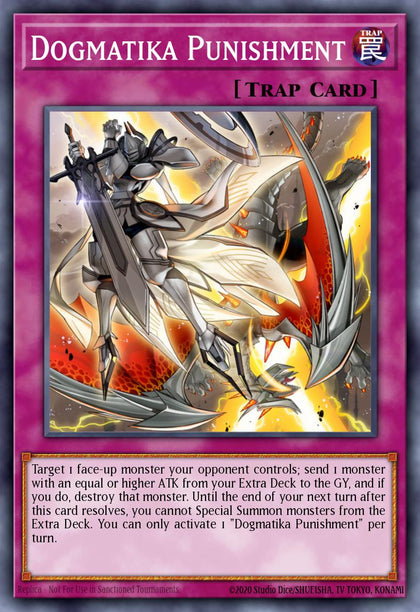 Dogmatika Punishment - RA01-EN076 - Quarter Century Secret Rare - NM