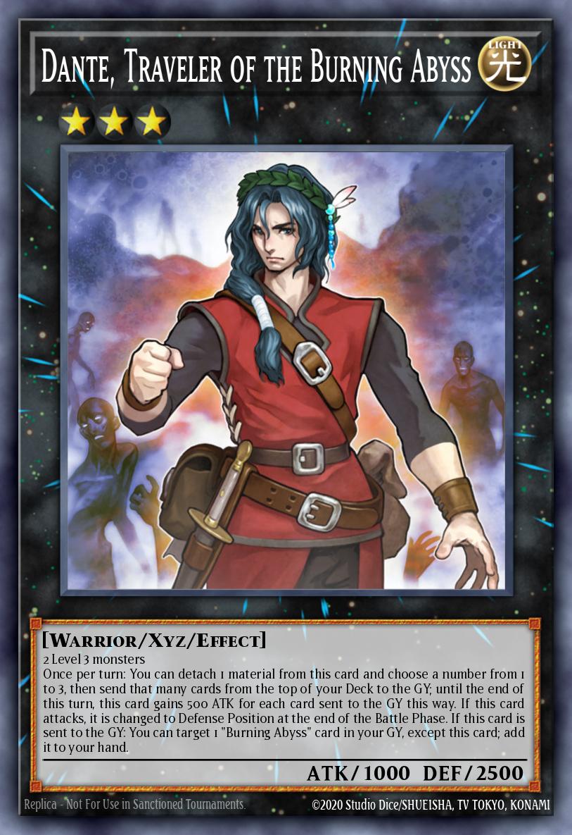 Dante, Traveler of the Burning Abyss - BLMR-EN081 - Secret Rare - NM