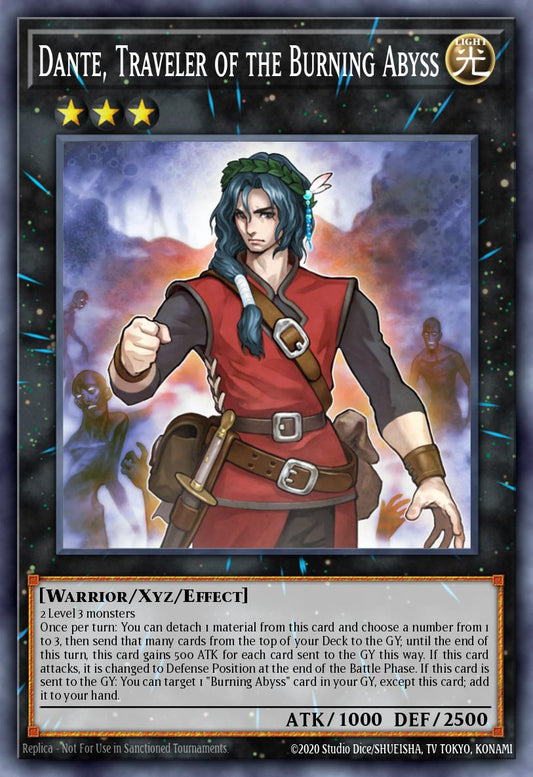 Dante, Traveler of the Burning Abyss - BLMR-EN081 - Secret Rare - NM
