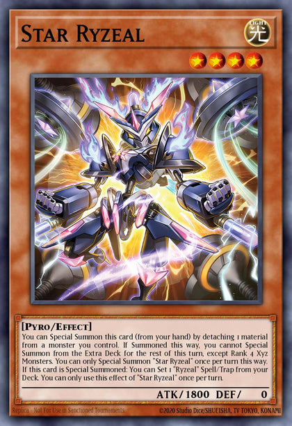 Star Ryzeal - ALIN-EN022 - Quarter Century Secret Rare - NM