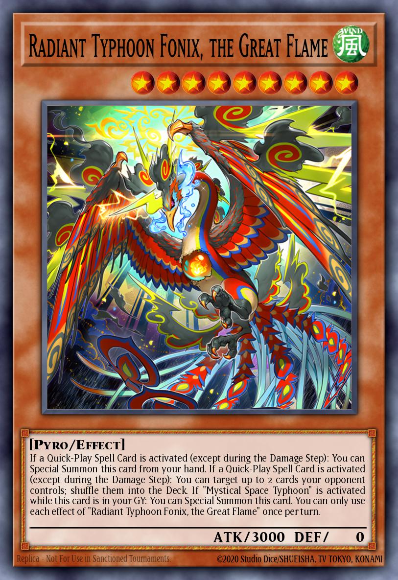 Radiant Typhoon Fonix, the Great Flame - DOOD-EN017 - Ultra Rare - NM