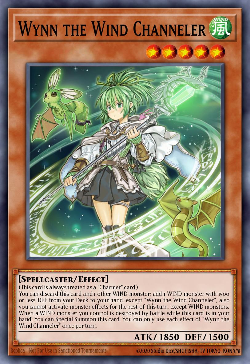 Wynn the Wind Channeler - RA01-EN018 - Quarter Century Secret Rare - NM