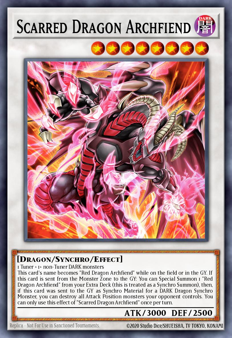 Scarred Dragon Archfiend - RA05-EN044 - Starlight Rare - NM