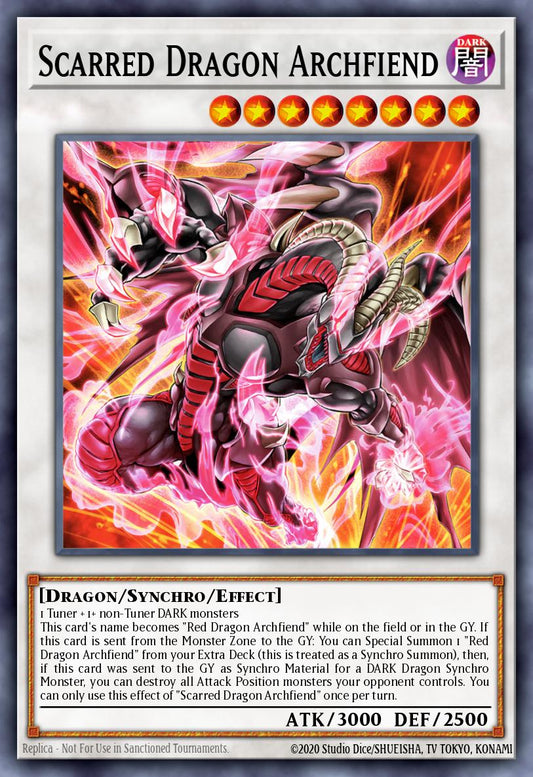 Scarred Dragon Archfiend - RA05-EN044 - Starlight Rare - NM