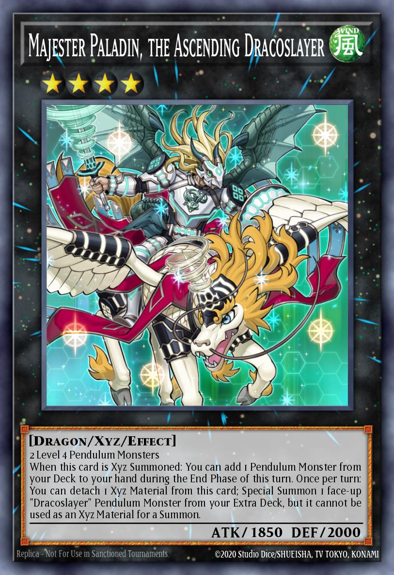 Majester Paladin, the Ascending Dracoslayer - DOCS-EN052 - Ultimate Rare - NM