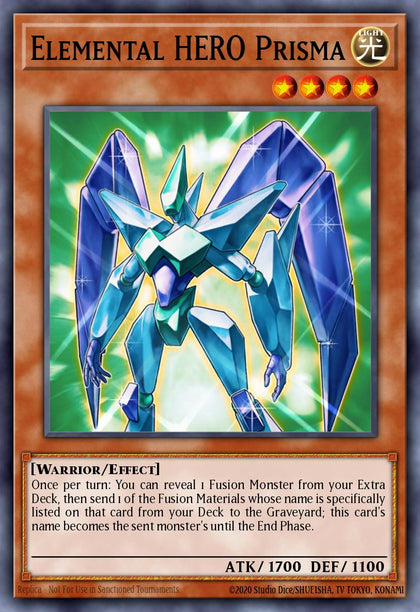 Elemental HERO Prisma - FUEN-EN047 - Super Rare - EX