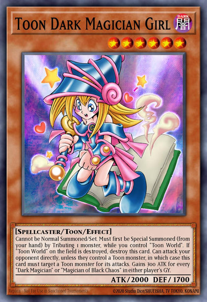 Toon Dark Magician Girl - DUPO-EN041 - Ultra Rare - NM