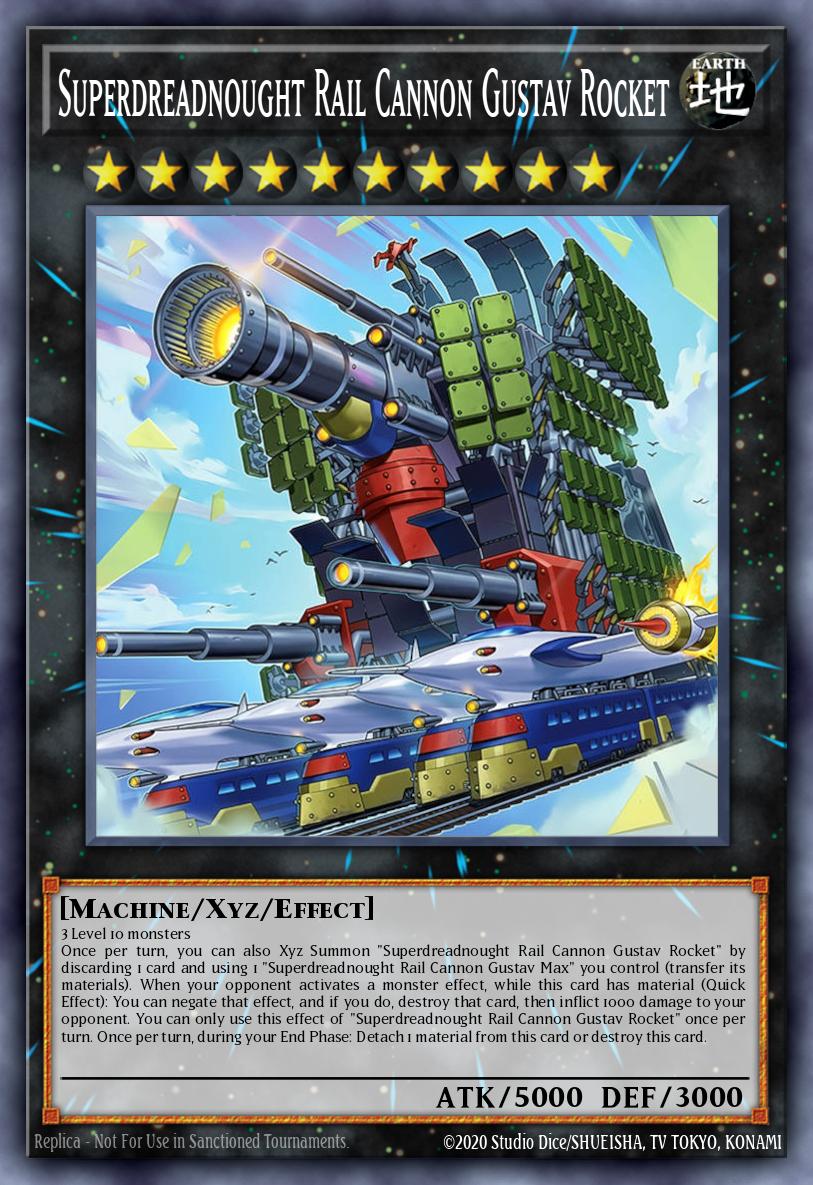 Superdreadnought Rail Cannon Gustav Rocket - BLZD-EN043 - Ultra Rare - NM