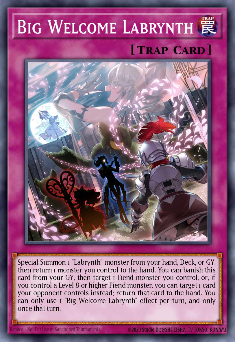 Big Welcome Labrynth - RA04-EN104 - Quarter Century Secret Rare - NM