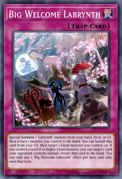 Big Welcome Labrynth - RA04-EN104 - Quarter Century Secret Rare - NM